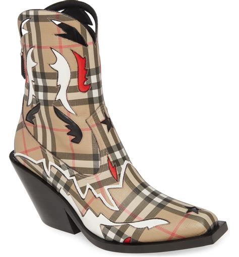 burberry cowboy boots|burberry boots for women.